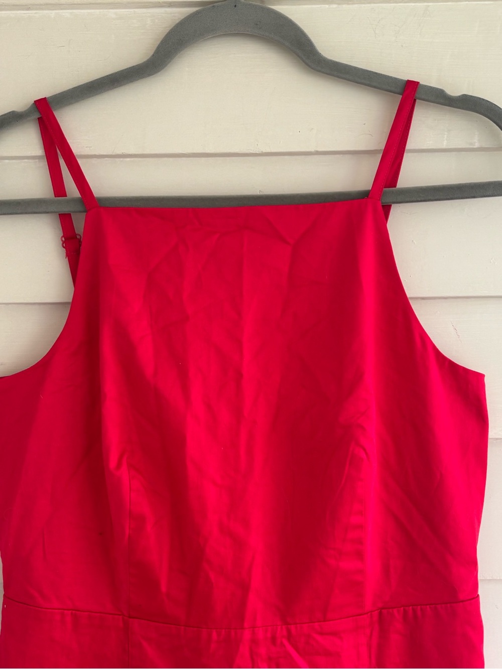 Ann Taylor Factory Red Adjustable Strap Midi Dress Size 8 NWT - Picture 7 of 13
